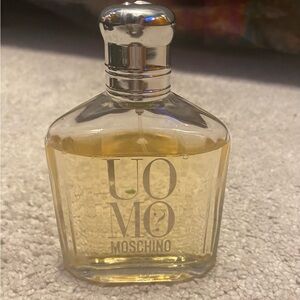Men’s Moschino UOMO  Cologne Used 4.2 fl oz